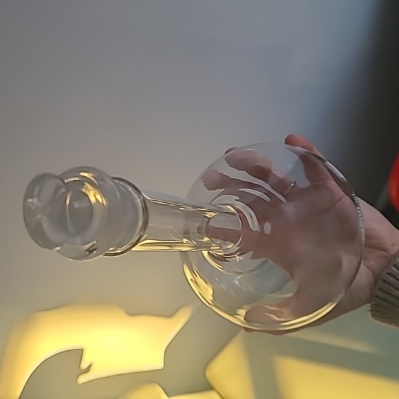 Huge vintage glass 1000ml science beaker with lid - Picture 5 of 11